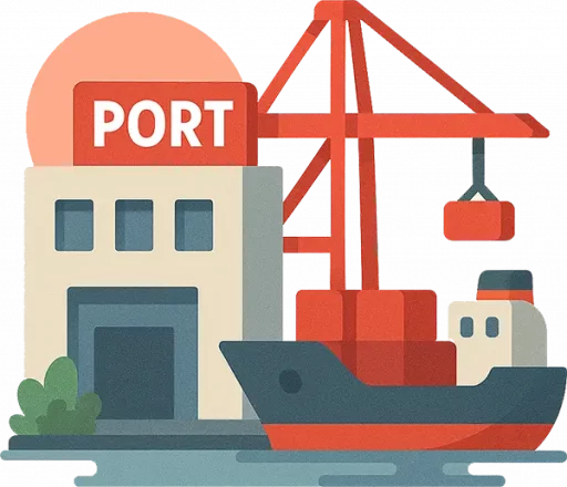 Puertos y zonas portuarias