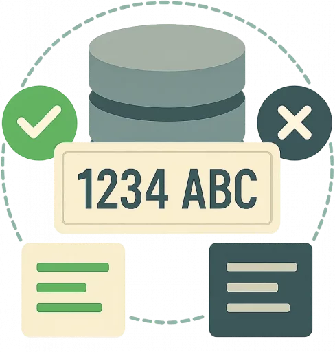 Listas blancas y negras de matrículas