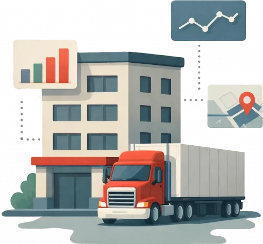 Estadísticas de acceso de camiones y flotas
